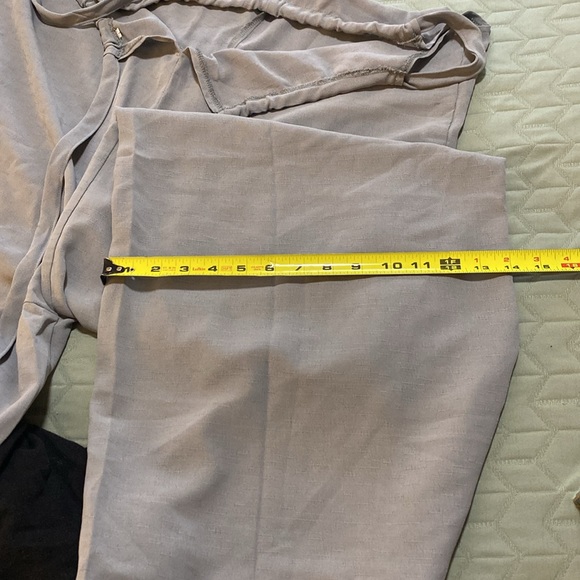 Grey romper overall jumpsuit - Picture 9 of 10